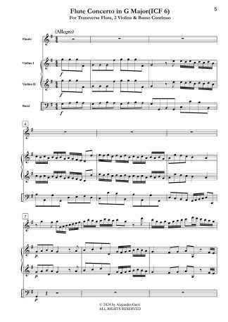 Flute Concerto in G Major (ICF 6)