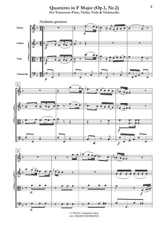 Quartetto in F Major (Op.1, Nr.2)