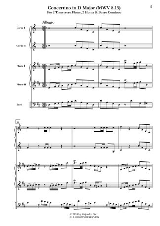 Concertino in D Major (MWV 8.13)
