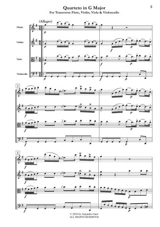 Quartet in G Major