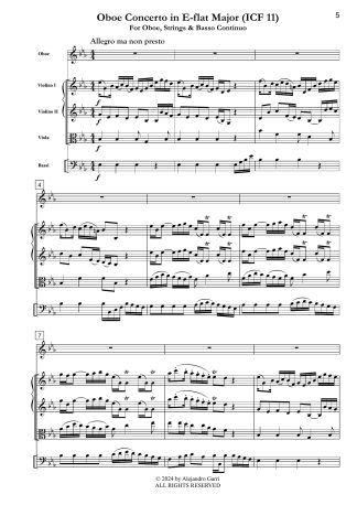 Oboe Concerto in E-flat Major (ICF 11)
