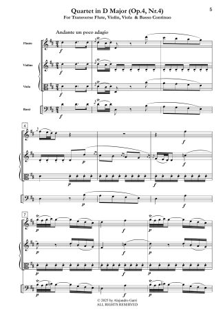 Quartet in D Major (Op.4, Nr.4)