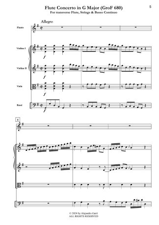 Flute Concerto in G Major (GroF 680)