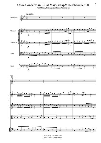 Oboe Concerto in B-flat Major (KapM Reichenauer 11)
