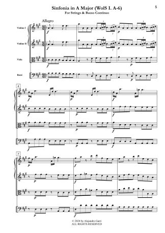 Sinfonia in A Major (WolS I. A-6)