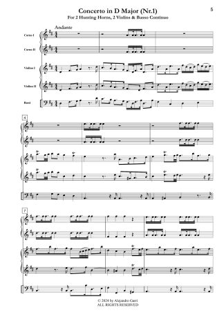 Concerto in D Major (Nr.1, from 7 Concerti)