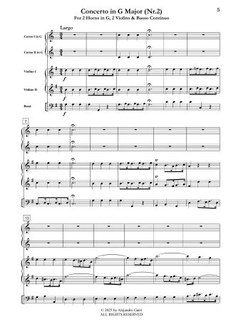 Concerto in G Major (Nr.2, from 7 Concerti)