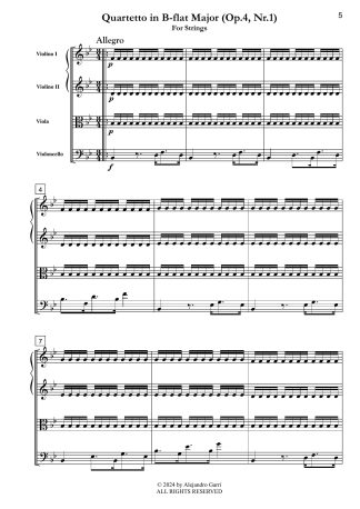 Quartetto in B-flat Major (Op.4, Nr.1)