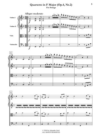 Quartetto in F Major (Op.4, Nr.2)