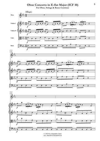 Oboe Concerto in E-flat Major (ICF 10)