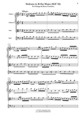 Sinfonia in B-flat Major (IGF 35)