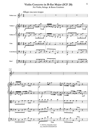 Violin Concerto in B-flat Major (ICF 20)
