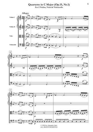 Quartetto in C Major (Op.15, Nr.1)
