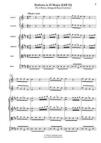 Sinfonia in D Major (IAB 15)