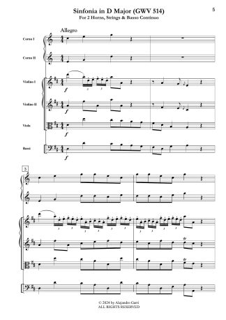 Sinfonia in D Major (GWV 514)