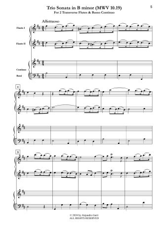 Trio Sonata in B minor (MVW 10.19)