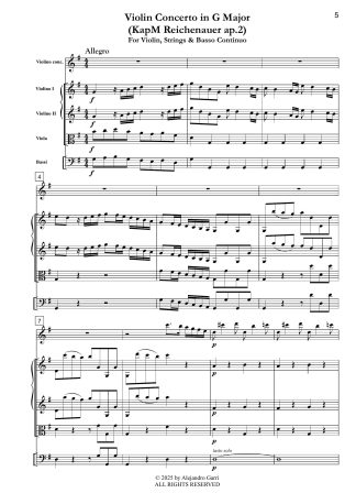 Violin Concerto in G Major (KapM Reichenauer ap.2)