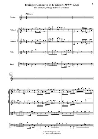 Trumpet Concerto in D Major (MWV 6.12)