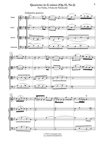Quartet in G minor (Op.15, Nr.2)