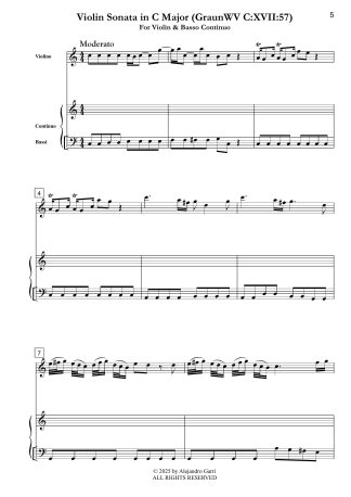 Violin Sonata in C Major (GraunWV C:XVII:57)