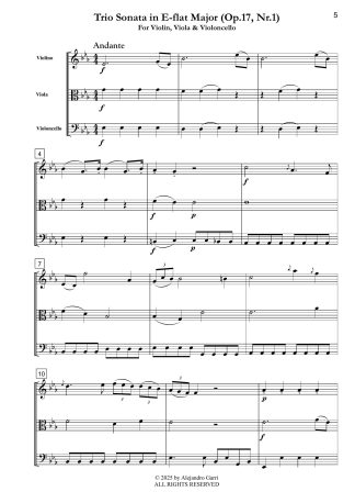 Trio Sonata in E-flat Major (Op.17, Nr.1)