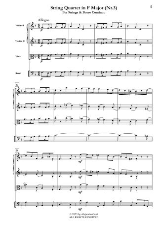 String Quartet in F Major (Nr.3)